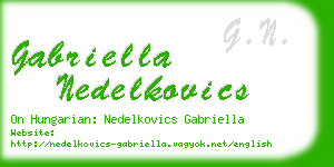 gabriella nedelkovics business card